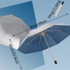 ThreeH UV Umbrella Sun Protection UPF 50+ Compact Travel Umbrella