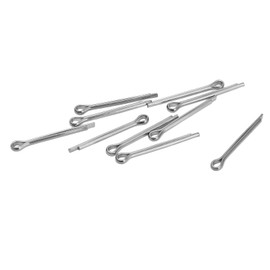 CHICIRIS Brake Pad Pin, 10PcsSet Bike Disc Brake Pads Lock Pins Rustproof Stainless Steel Split Cotter Lock Pin Bicycles and Spare Parts