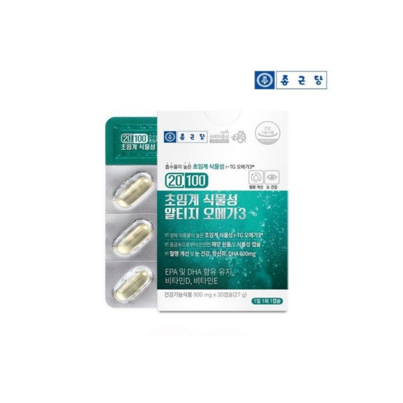 Chong Kun Dang Vegetable RTG Altige Omega 3 30 Tablets
