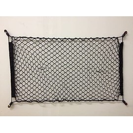 EACCESSORIES EA Rear Trunk Organizer Cargo Net for Lexus CT200h 2011-2017 – Floor Style Cargo Net for Sedan - Premium Mesh Elastic Car Trunk Organizer Vehicle Carrier Storage–Compatible with CT200h