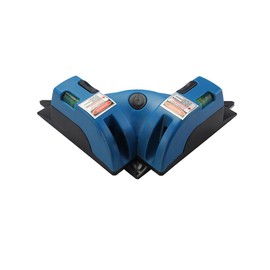 Right Angle Laser Level, 90 Degree Laser Leveler Self Leveling Laser Level, Vertical Level Cross Beam Tool for Construction Picture Hanging Tile Laying, Blue