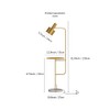 Hsyile Lighting KU300217 Contemporary Modern Creative Floor Lamp with a