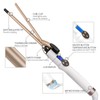 9mm Curling Iron Professional, 3/8 Inch Ceramic Tourmaline Curl Wand