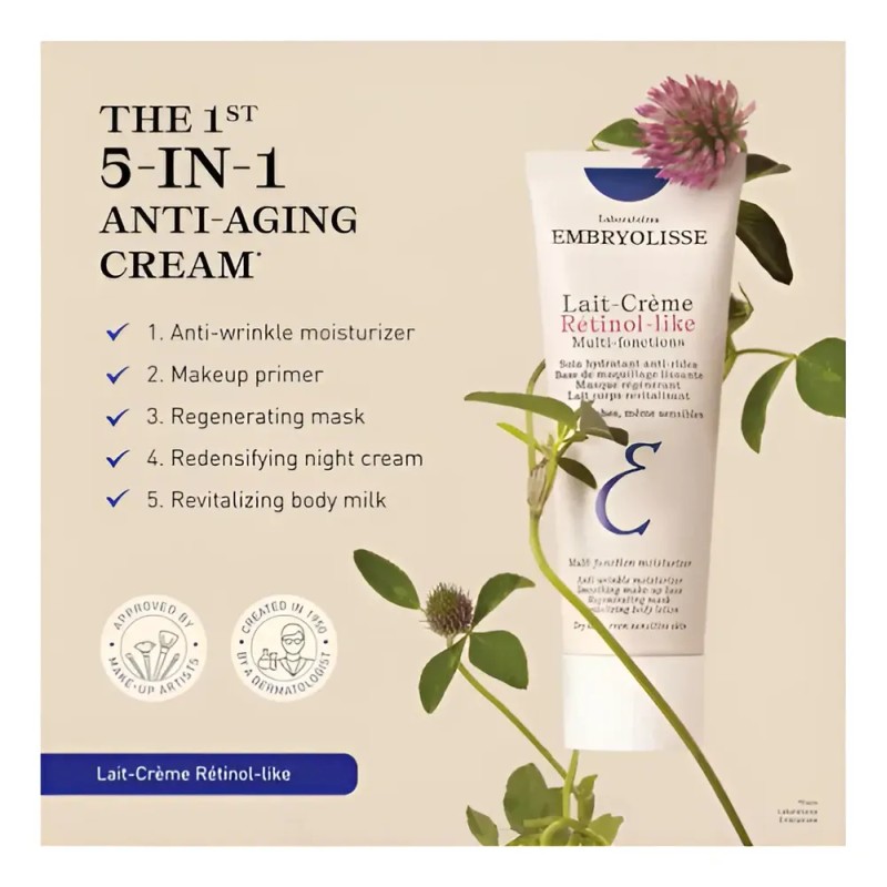 Embryolisse Crema Hidratante Lait-Crème Retinol Like 75ml Día Noche Rostro