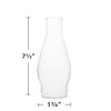 Lamplight Replacement Hurricane Oil Lamp Chimney – 7.75" Glass Chimney