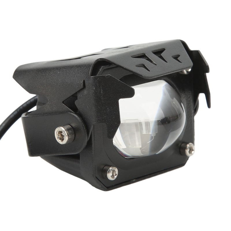LED Electric Bike Light Aluminum Alloy High Brightness Bicolor Lens