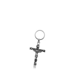 Christian Jesus Stainless Steel Keychain For Men Women,Christ Serenity Prayer Religious Key Ring for Home Car Keys Attachment, Faith Key Holder Gift,Spiritual Key Chain Come Gift Box