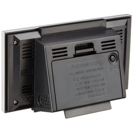 Rhythm CITIZEN 8RZ121-002 Alarm Clock, Radio Clock, Digital, Color, LCD, Temperature, Humidity, Calendar, Display, AC Power Supply, 24 Hours, LED, Lighting, Black, Pardit Neon