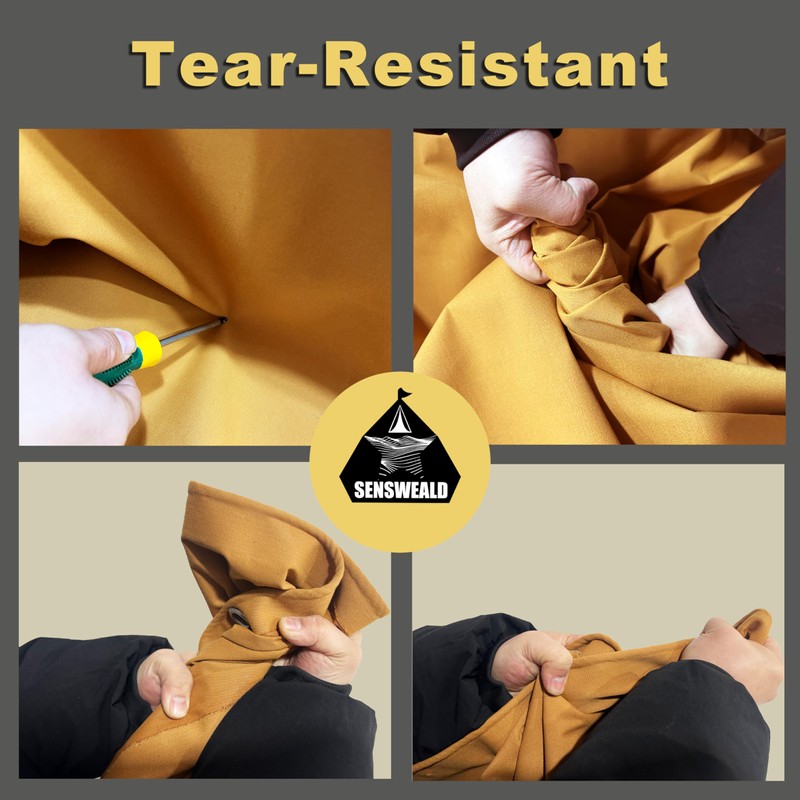 Small Heavy Duty Canvas Tarp 4x6 Feet 16oz Water-Resistant Canvas