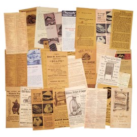 3 Packs Vintage Pattern Paper Set Scrapbook Paper Decorative Paper Retro Paper Kraft Paper Background Paper with Print Single-Sided for Card Making Paper Craft Die Cutting Collage Art and Craft (Muse)