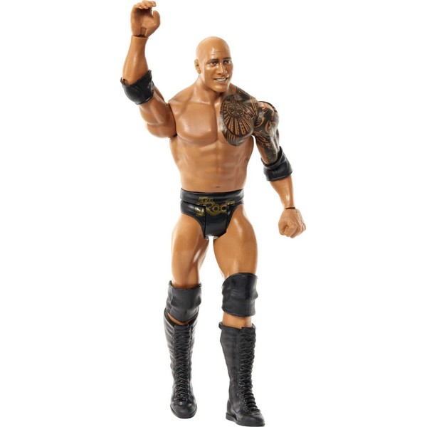 MATTEL WWE The Rock Top Picks Action Figures, 6-inch Posable Collectible & Gift for Ages 6 Years Old & Up