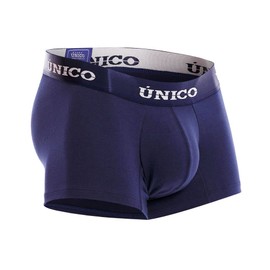 Mundo Unico - Calzoncillos tipo calzones para hombre, microfibra, Azul, M