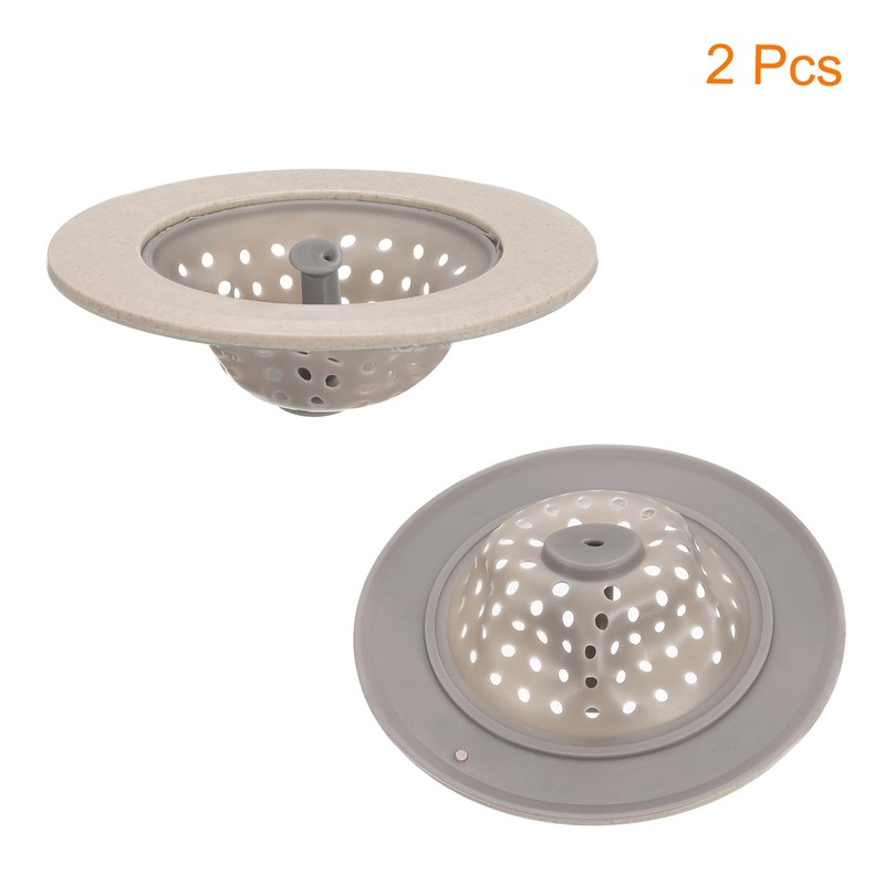 uxcell Silicone Kitchen Sink Strainer, 2Pcs Sink Drain Strainer Sink