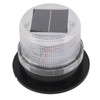 Solar Beacon Light Caution Light 8 LED Dusk to Dawn