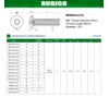 Rubigo M8 Bolts, M8 x 60mm Hex Socket Button Head