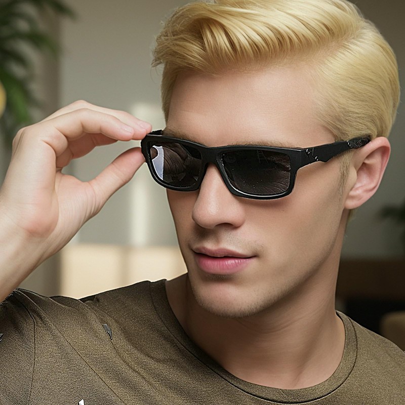 COTIA Full Reading Polarized Sunglasses Men Square Sports Reader Sun