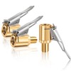 Kjzeex 3 Stück 8mm Autoventil Hebelstecker Air Chuck, Messing Autoventil