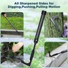 Lilyvane Crack Weeder, Manual Crevice Weeding Tool Weed Puller with