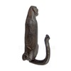 Vintage Cast Iron Beagle Dog Tail Leash Wall Hook Key