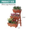 viewcare Raised Garden Bed, 3 Tier Small Vertical Garden Planter