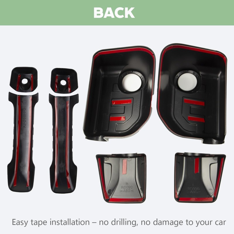 Exterior Door Handle Cover and Door Rear View Mirror Cover