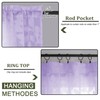 OVZME Lavender Sheer Curtains 96 inches Long 2 Panels for