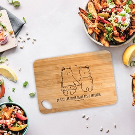 Mr. & Mrs. Panda Bamboo Chopping Board Bear Girlfriend Gift Bear Girlfriend Best Friend Love Proof of Love Buddy Buddy