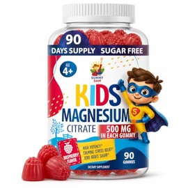 Sunny Sam Gomitas Magnesio Azúcar Niños Adolescentes 500mg Tranquilas Citrato Masticable Mag