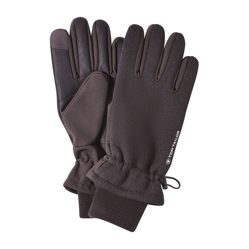 TOM TAILOR Men's Multifunctional Gloves, 29999 - Black