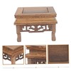 CAXUSD Wooden Planter Stand Rustic Flower Pot Holder for Home