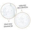 CAXUSD 2pcs Decorative Crystal Spheres Glass Orbs for Desktop and