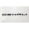 GMC 1pc Gloss Black Rear DENALI Emblems Letters Fit 2021-2023