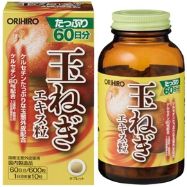 Orihiro Onion Extract, Value Type, Approx. 60 Day Supply, 600 Capsules