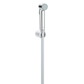 GROHE Tempesta-F - Handbrause mit Wandhalterset (1 Strahlart, Kunststoff, mit Wandhalterung und Schlauch), chrom, 27513001