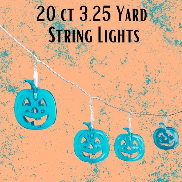 Does not apply Teal Pumpkin Halloween Fairy String Lights Party