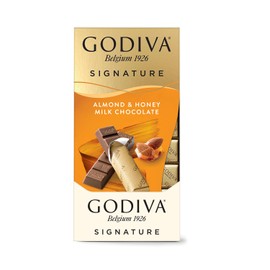 Godiva Chocolatier Signature Almond & Honey Milk Chocolate Mini Gourmet Chocolate Bar, 12-Ct. (8 pc. each)
