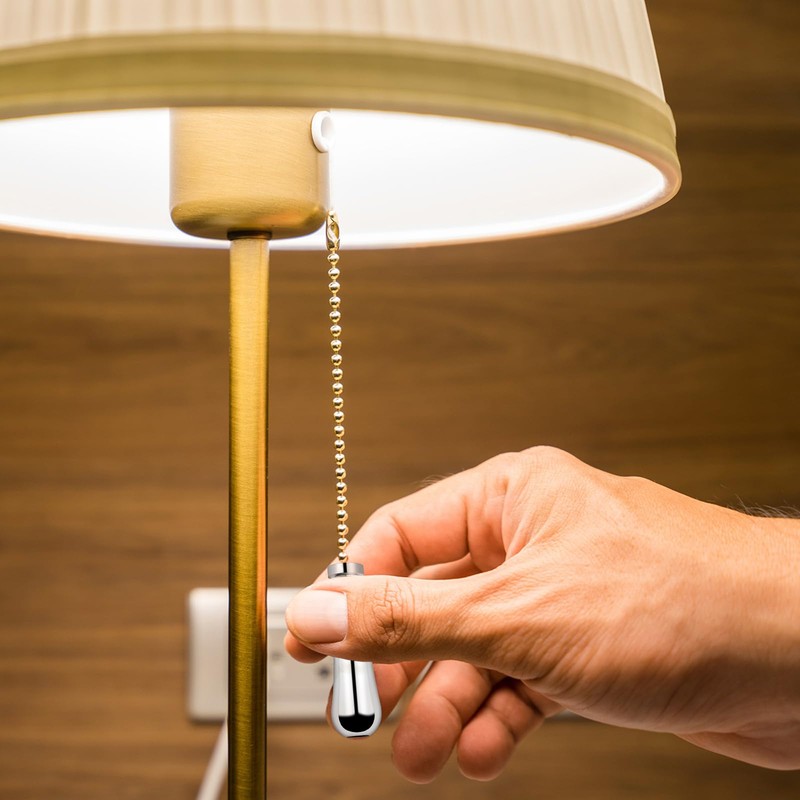 KingYH 1 Pack Light Pull Chain Handle Teardrop Bathroom Extension