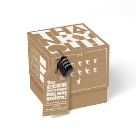 SURPRISA Gift Box, Puzzle Box Thank You - Special Gift Packaging for Thank You Gifts, Thank You Says and Vouchers