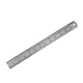 Regla 30 cm,regla metalica 12" de metal,SW-21401 para escuela, Oficina, Hogar, Arquitecto, Ingenieros