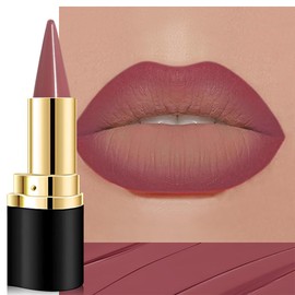 Kaely Mauve Gradient Matte Lipstick Lip Liner Pencil for Women, 2in1 Flawless Contour Gradual Ombre Effect Lip Pencil Makeup Waterproof, labiales mate 24 horas originales, 05