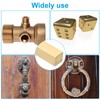 PATIKIL 2/5 x 2/5 x 6" H59 Brass Square Bar,
