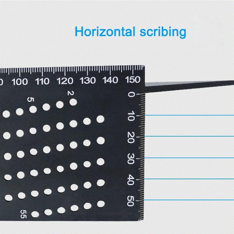 Smgda 3D Angle Ruler, Carpentry Injury Tool, Woodworking Injury Gauge,