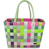 normani Plastic Wicker Basket Ideal as a Shopping or Beach