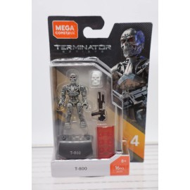 Construx MEGA Construx Terminator Genisys T-800 Mini Figure Series 4 NEW on Card