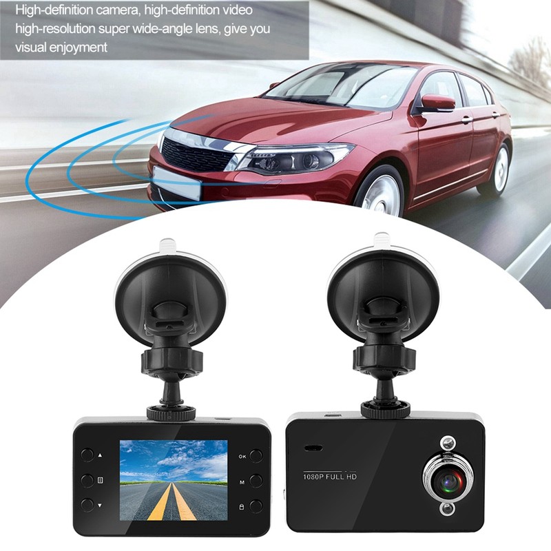 K6000 2.7 Inch HD 1080P Car Video Camera Driving Recorder