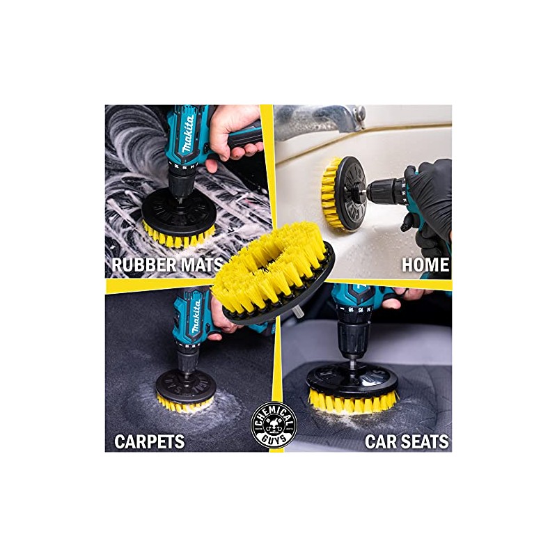 Chemical Guys ACC507 Accesorio de Cepillo para Taladro Multisuperficies de