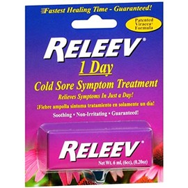 RELEEV 1 Day Cold Sore Treatment 6 mL (Pack of 9)
