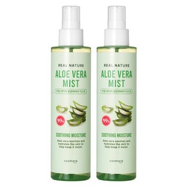 Cosmate Real Nature Aloe Vera Mist 200ml x 2 / 리얼 네이처 알로에베라 미스트 200ml 2개
