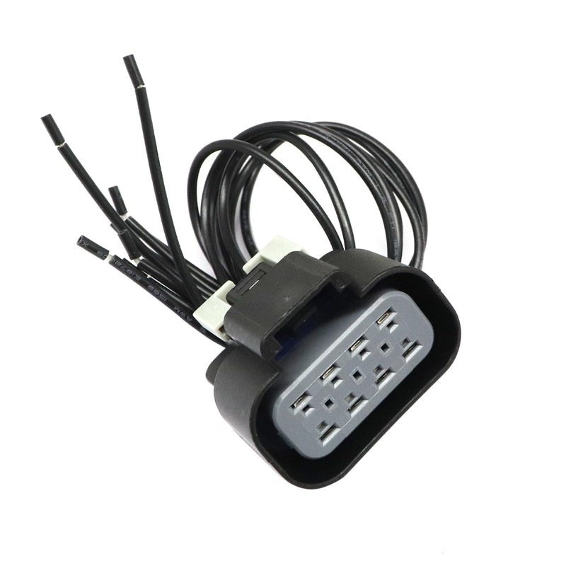 ATUOTPO Front Headlight Connector Plug Pigtail Compatible with Chevy Silverado