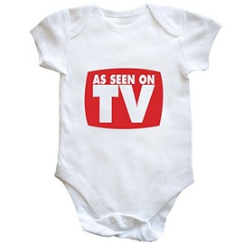 Hippowarehouse AS SEEN ON TV Baby Vest Boys Girls White